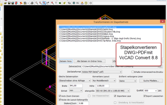 Professionelle CAD-Betrachtung, Konvertierung und Output-Management mit VcCAD Convert