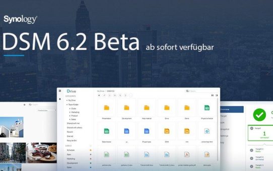 Synology® veröffentlicht DiskStation Manager 6.2 Beta