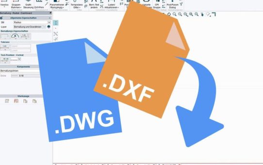 Mit Freeware DWG und DXF öffnen und bearbeiten