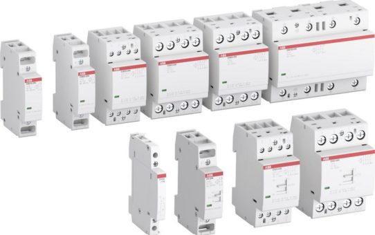 ABB führt neue Reihe brummfreier Installationsschütze ein