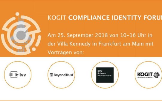 KOGIT Compliance Identity Forum am 25.9.2018