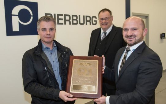 Pierburg GmbH: Werk Niederrhein erhält Ford Q1 Award