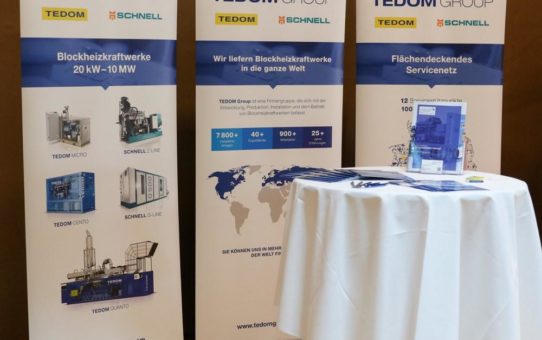 TEDOM SCHNELL GmbH ist Aussteller auf der BHKW-Jahreskonferenz 2019