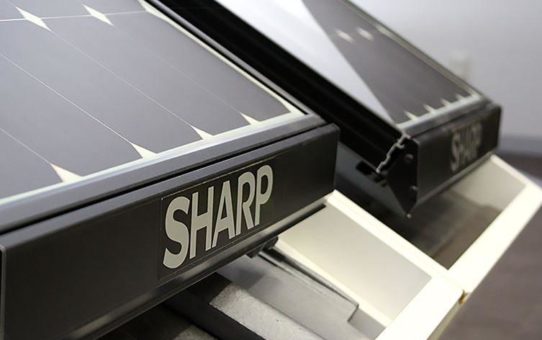 SHARP ueberzeugt mit neuen Solarmodulen