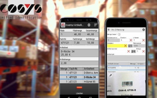 COSYS Inventur App für eine moderne Bestandsaufnahme in Ihrem Unternehmen