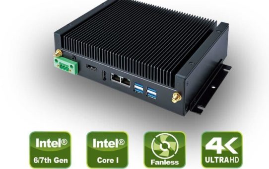 Lüfterloser Embedded PC mit Core-I CPUs