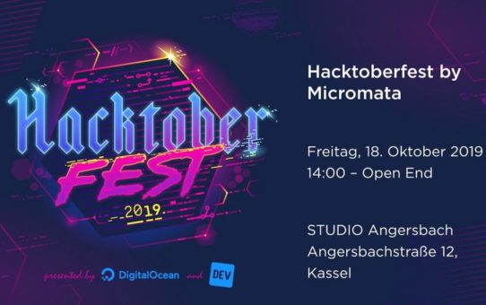 Termintipp: Herzlich willkommen beim Hacktoberfest® 2019!