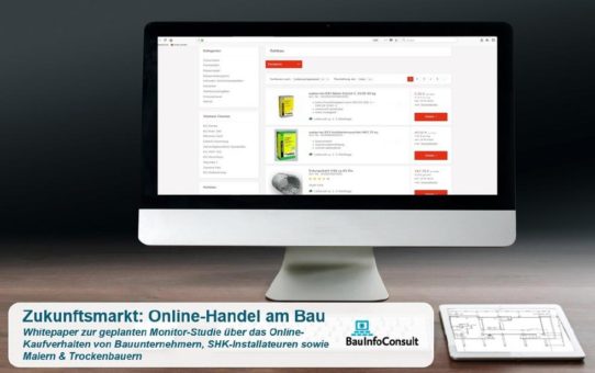 Online-Handel: der Zukunftsmarkt am Bau? Studie zeigt Potenzial & wichtigste Player