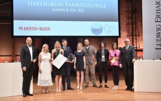 Herth+Buss erhält den Ludwig-Erhard-Preis 2019 in der Kategorie Mittelstand