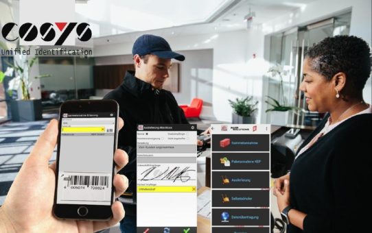 Paketverteilung innerhalb von Unternehmen mit Barcode Scanner APP