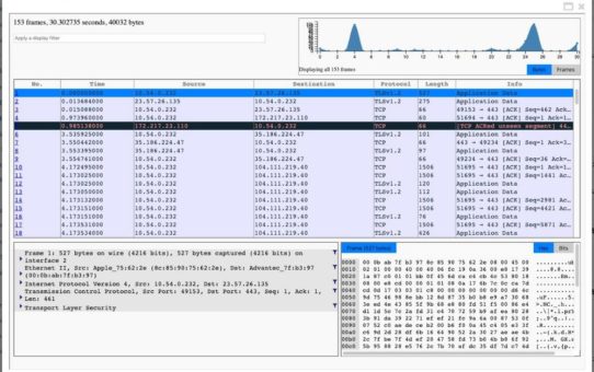 Neue Firmware 2.5 mit vollintegrierter Webshark-Paketanalyse