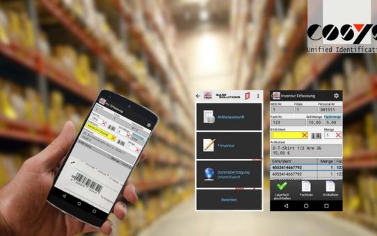 Die Inventur App von COSYS Hilft Ihren bei der Inventur