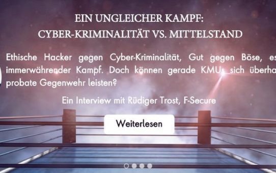 Ein ungleicher Kampf: Cyber-Kriminalität versus Mittelstand