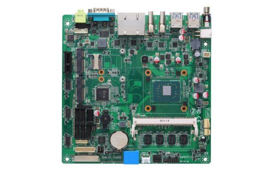 Industrial Mini-ITX-Motherboard mit Intel® Celeron® Prozessor N3350 (Codename: Apollo Lake) und hoher I/O-Konnektivität – MANO311