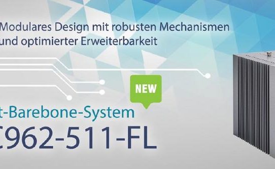 AXIOMTEKs lüfterloses Barebone-System mit zwei Slots und optimierter Erweiterbarkeit