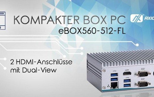 AXIOMTEKs kompakter und leistungsfähiger Box-PC mit 4K-Auflösung