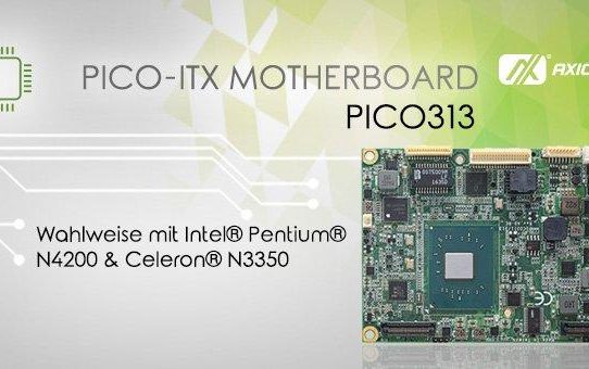 AXIOMTEKs flexibel erweiterbarer Pico-ITX Single Board Computer