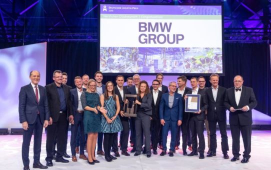 Der Deutsche Logistik-Preis 2019  geht an die BMW Group