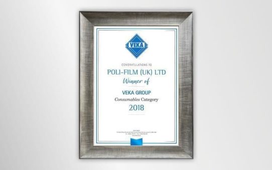 POLIFILM PROTECTION erhält "Supplier of the Year Award" von VEKA