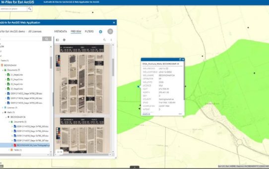 M-Files for Esri ArcGIS verbindet modernste GIS-Technik mit intelligentem Informationsmanagement