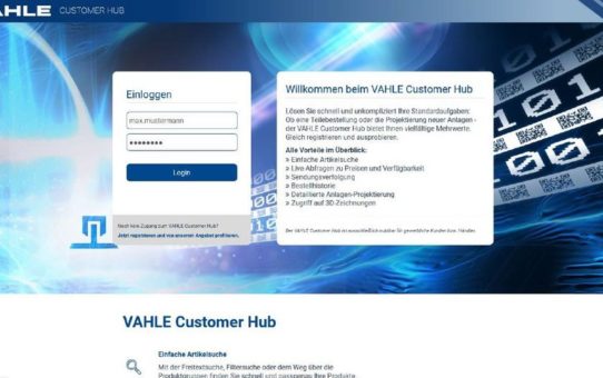 VAHLE Customer Hub