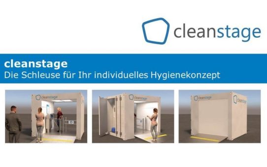 cleanstage - Die Schleuse für Ihr Hygienekonzept