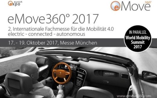 MunichExpo und eMove360° Europe 2017 übertreffen Umsatzergebnis des vergangenen Jahres bereits jetzt