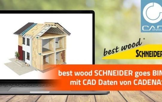 best wood SCHNEIDER goes BIM powered by CADENAS