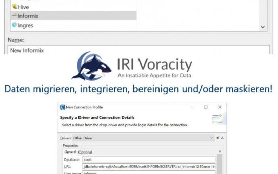 ❌ IBM Informix ❌ Daten von/in Informix Dynamic Server (IDS) migrieren, integrieren, bereinigen und/oder maskieren ❗