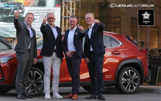 Kiwami Award 2020: Lexus Forum Osnabrück erneut ausgezeichnet