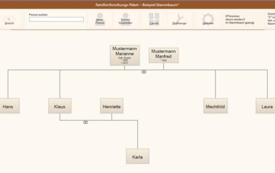 "Familienforschungs-Paket" für Windows: Neue Version 1.1 mit vielen Neuerungen