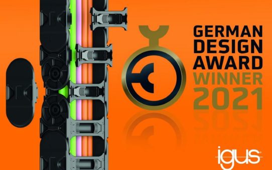 Geheimnisse der Natur genutzt: igus Energiekette E4Q gewinnt German Design Award