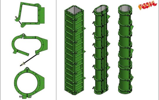 PASCHAL-Schalungen bringen Beton in jede (Stützen-)Form