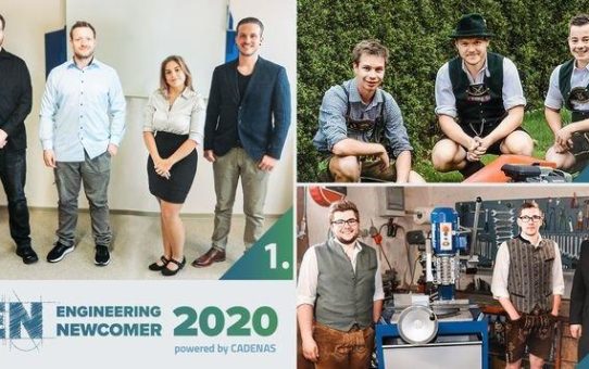 Projekte zur Steigerung der Arbeitseffizienz siegen beim Engineering Newcomer 2020