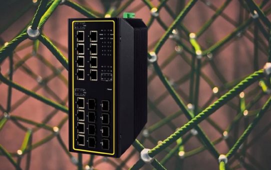 Industrial Ethernet Switch mit extrem hohem Datendurchsatz für komplexe Netzwerke