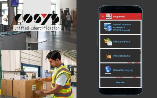 COSYS Paketshop Cloud Demo im neuen Design