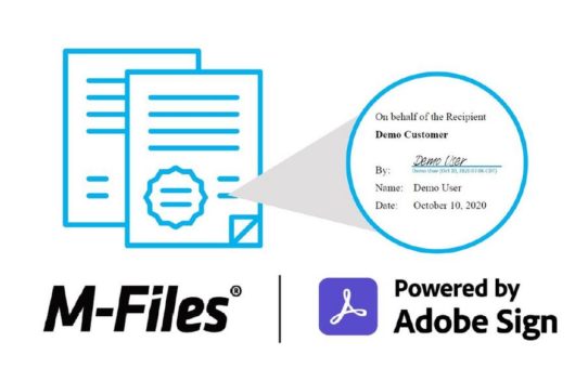 M-Files integriert Adobe Sign für einfache und sichere elektronische Unterschriften