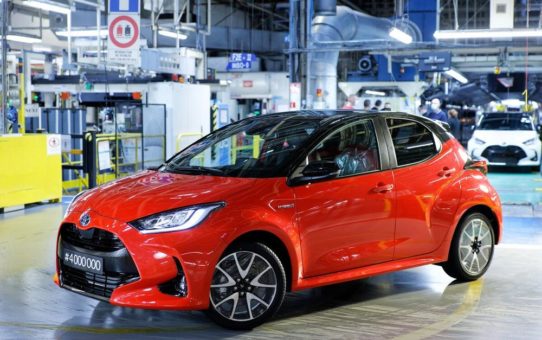 Viermillionster Toyota Yaris in Frankreich vom Band gelaufen