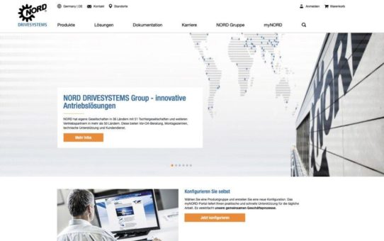 NORD DRIVESYSTEMS: Website-Relaunch ist online