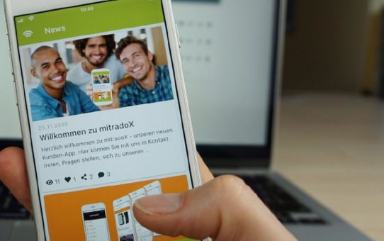 Die App mitradoX ermöglicht Campusleben trotz Corona