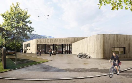 Gaus Architekten planen Feuerwehrhaus als reinen Holzbau