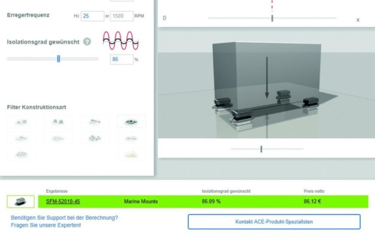 ACE Online-Shop: Über 4.500 Produkte mit Konfiguratoren und Berechnungstools