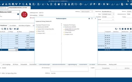 Digitales Archiv und Rechnungsworkflow mit pds Software