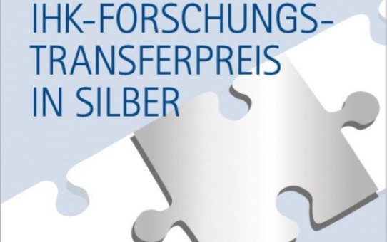 Hohenstein Wissenschaftler erhalten IHK-Forschungstransferpreis in Silber