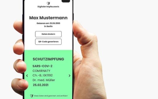 Die Technologie für einen digitalen Impfpass steht bereit