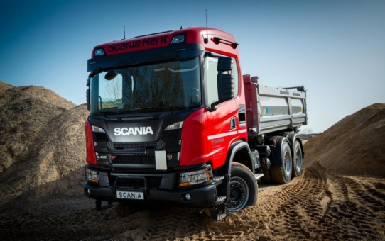 Scania Rent erhöht Kipper-Angebot