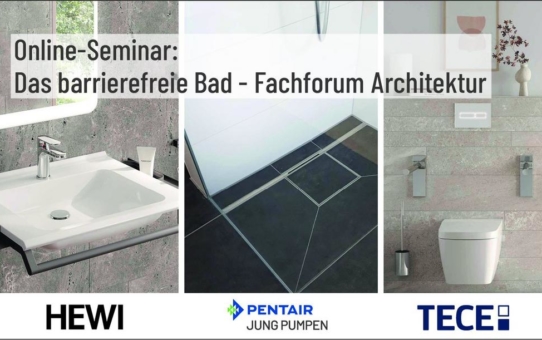 Online-Seminar: Das barrierefreie Bad - Fachforum Architektur