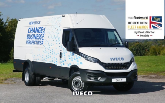 IVECO Daily gewinnt bei den Fleet World The Great British Fleet Awards