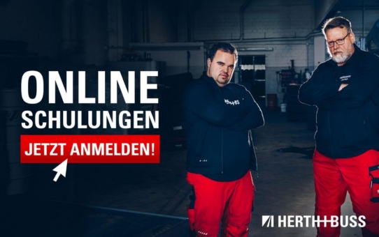 Kostenlose Online-Produktschulungen mit Herth+Buss