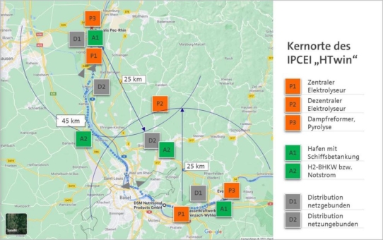 Unternehmen und Wissenschaft verbünden sich grenzüberschreitend für grünen Wasserstoff am Oberrhein